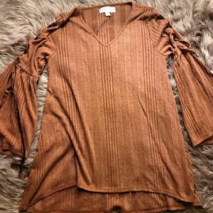 Knox rose tunic boho bell sleeves shirt